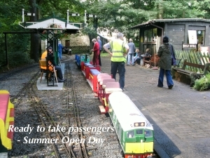 Summer Open day ready to take passengers.